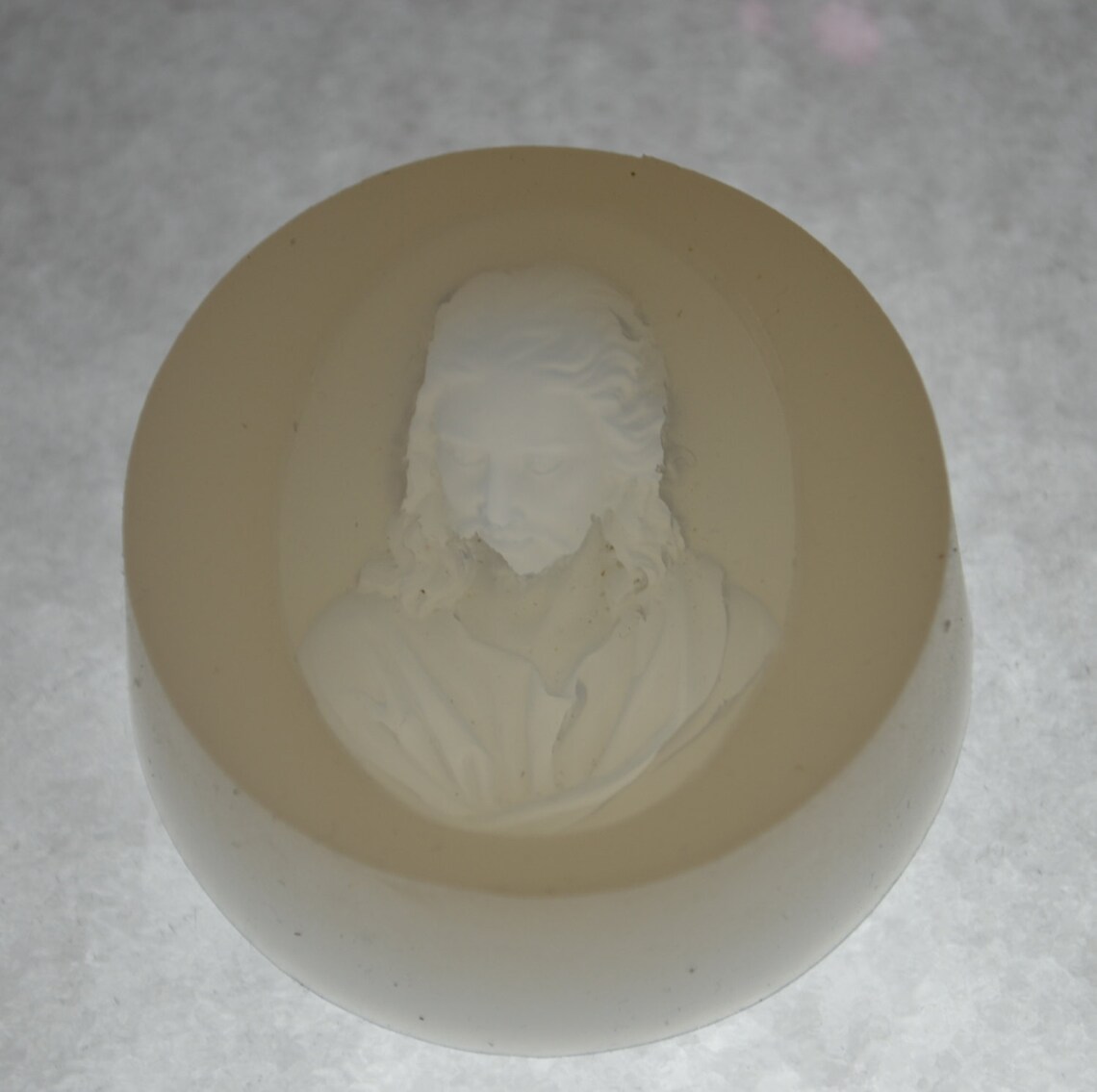 JESUS SILICONE MOLD Cameo Molds Ugarcraft Resin Holly Etsy