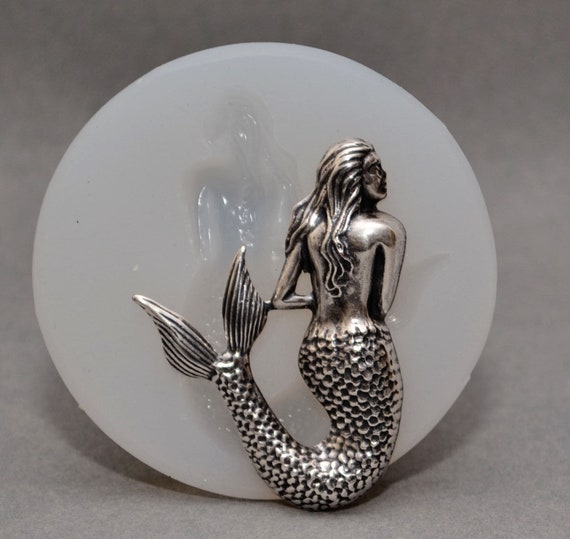 FIMO MERMAID SILICONE MOLD polymer clay fimo resin sugarcraft food use icing mould 