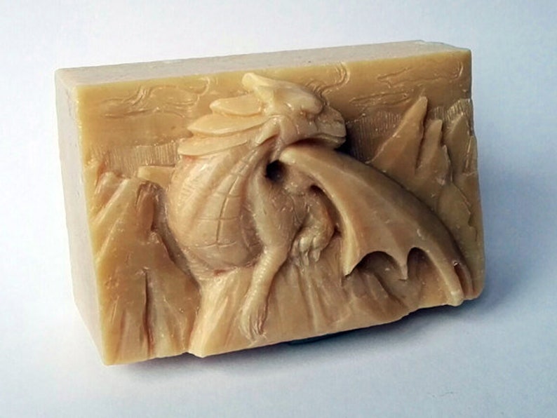 DRAGON SOAP MOLD Silicone Mould Soap Bar Winter is Coming Etsy