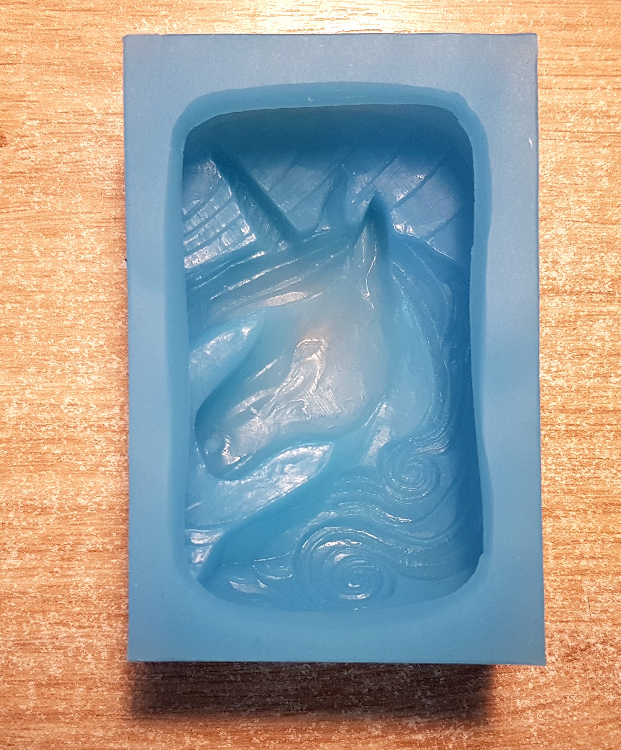 UNICORN SOAP MOLD Silicone soap making mouldresin soap bar Etsy