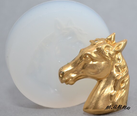 Moule De Tete De Cheval En Silicone Moule Sugarcraft Resine Etsy