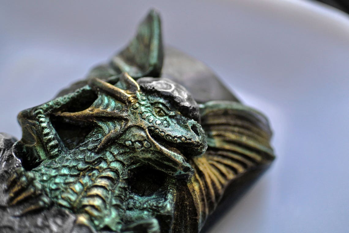 DRAGON MOLD SILICONE soap egg bar mould 55oz resin plaster Etsy