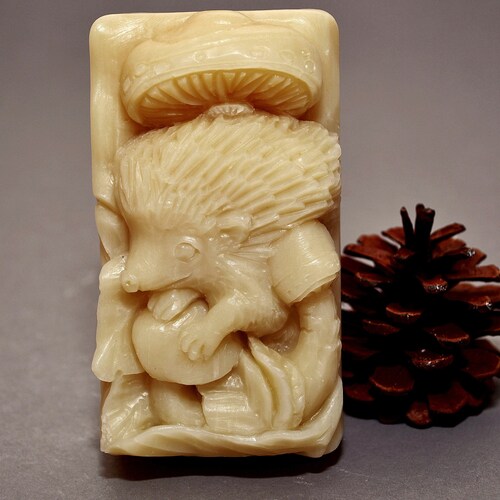 HEDGEHOG SILICONE SOAP Mold Soap Bar Mould 55oz Resin Plaster Etsy