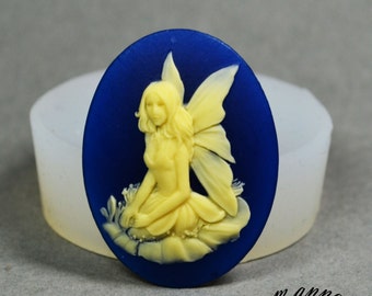 Fairy Angel Resin Silicone Mold Fondant Chocolate Candy Clay Baking Tools UV 