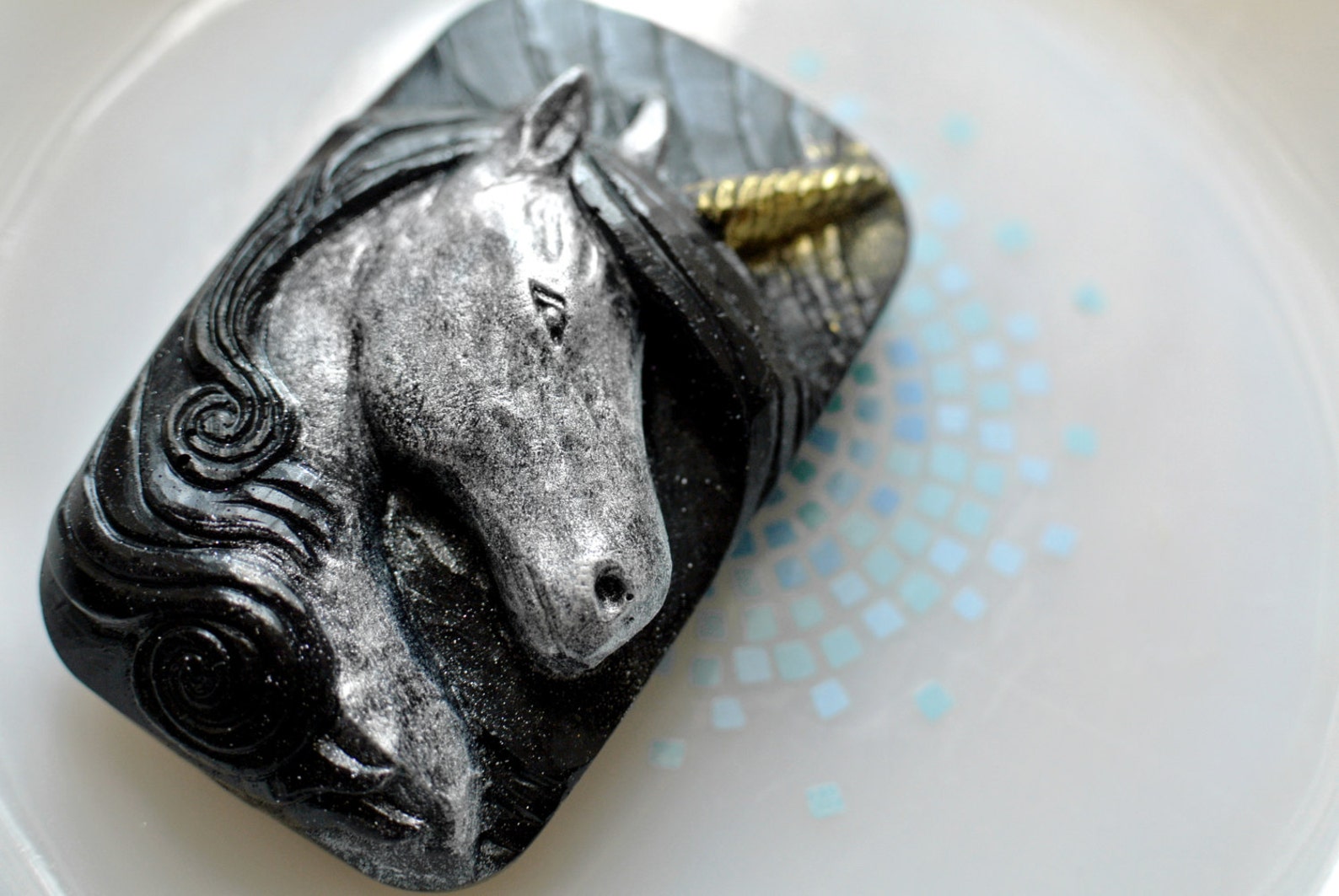 UNICORN SOAP MOLD Silicone soap making mouldresin soap bar Etsy