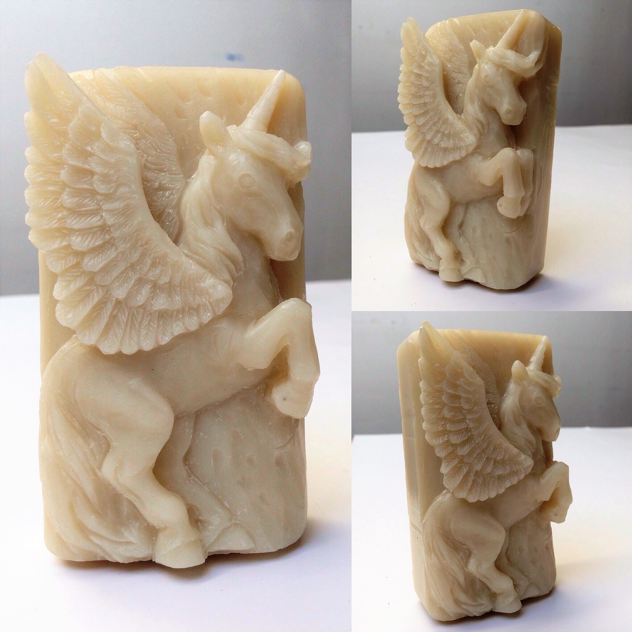 UNICORN SILICONE MOLD soap bar mould 5oz resin plaster Etsy Polska