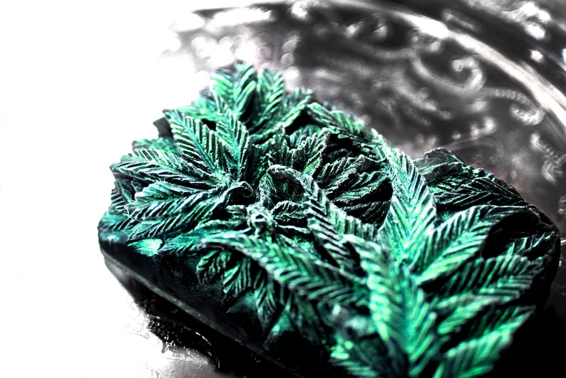 MARIJUANA SILICONE MOLD Soap Bar Mould 5oz Plaster Wax Resin Etsy