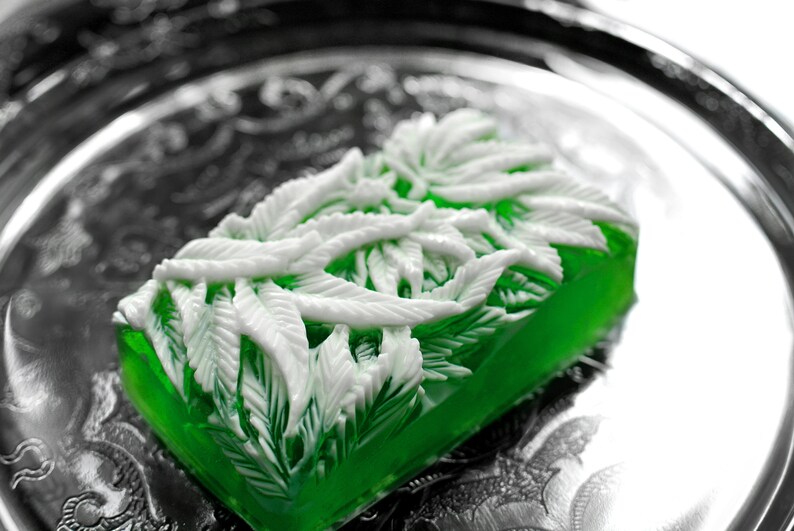 MARIJUANA SILICONE MOLD soap bar mould 5oz plaster wax resin Etsy