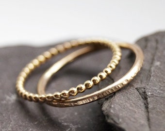 Stackable Rings - Etsy UK