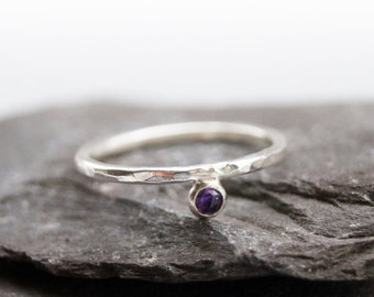Fidget Ring Recycled Dimpled Medium Sterling Silver Spinner - Etsy UK