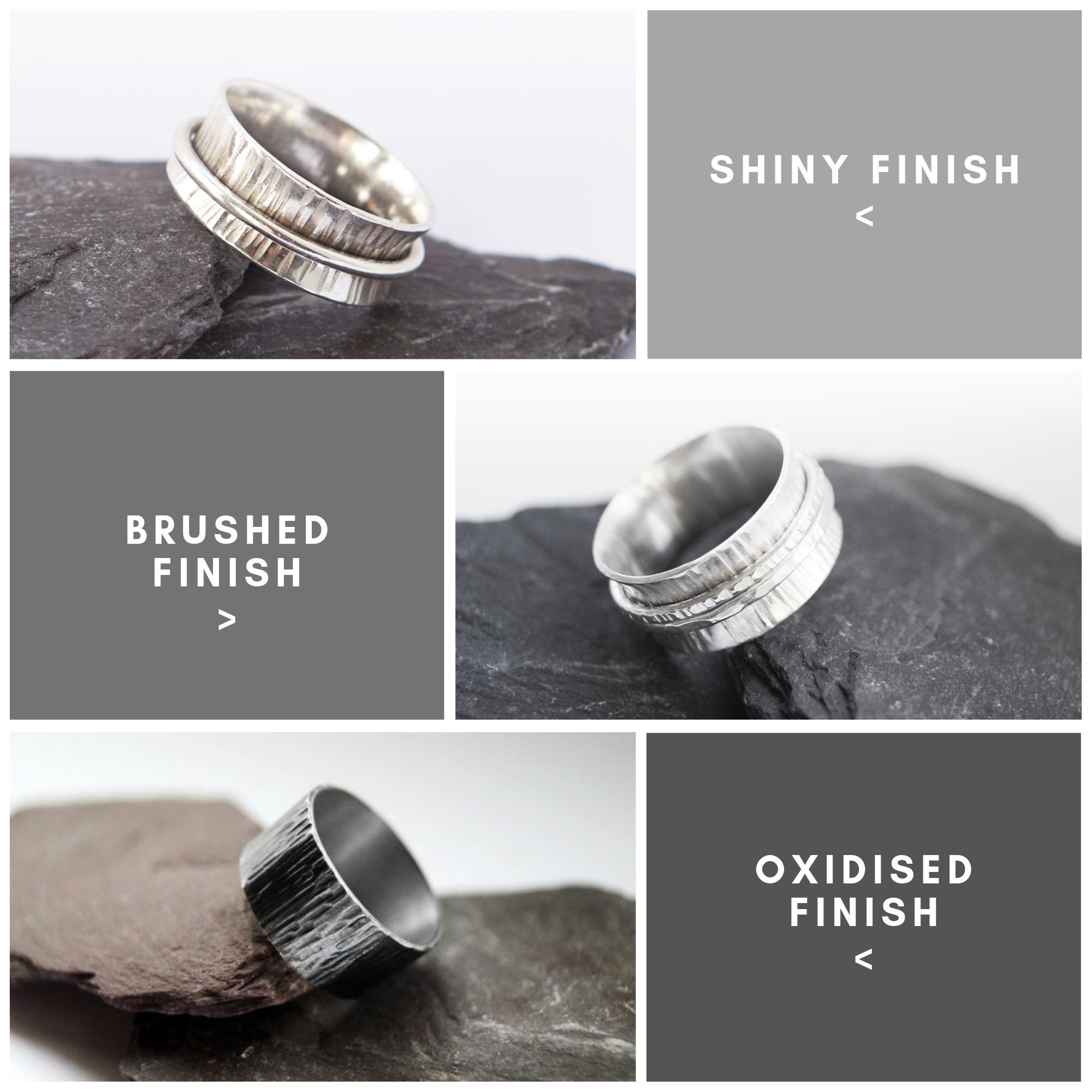 Recycled Sterling Silver Three Points Cage Ring ~ Statement Ring ...
