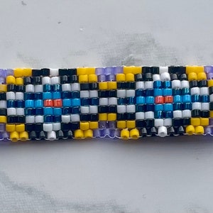 AUTHENTIC OJIBWE Multicolored BEADED Bracelet