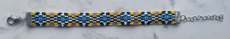 AUTHENTIC OJIBWE Multicolored BEADED Bracelet image 1