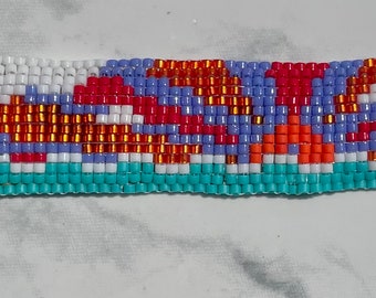 AUTHENTIC OJIBWE Children’s Beach BEADED Bracelet