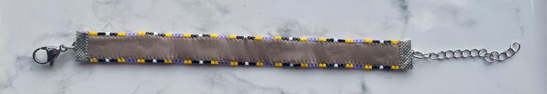 AUTHENTIC OJIBWE Multicolored BEADED Bracelet image 2