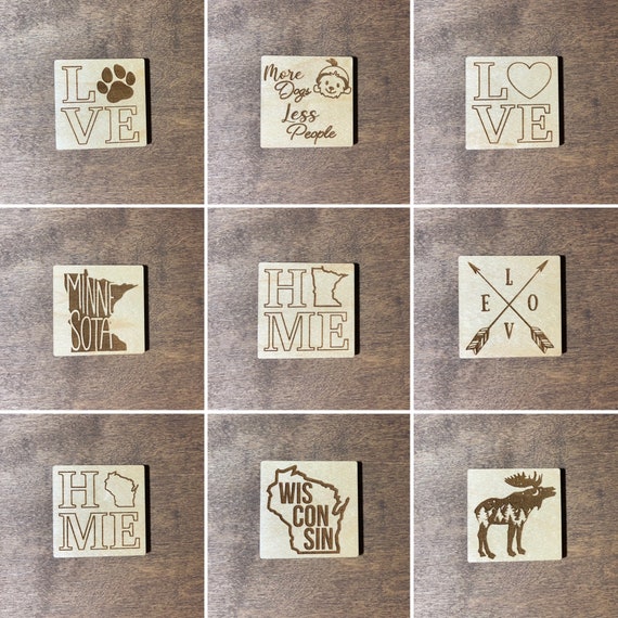 Laser Engraved Wood Refrigerator Funny Etsy