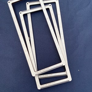 4 inch x 9 inch | Weaving Loom | Weaving Supplies | 8 EPI | 10 EPI | 12 EPI | Weaving | Bookmark Loom | Weaving Tools