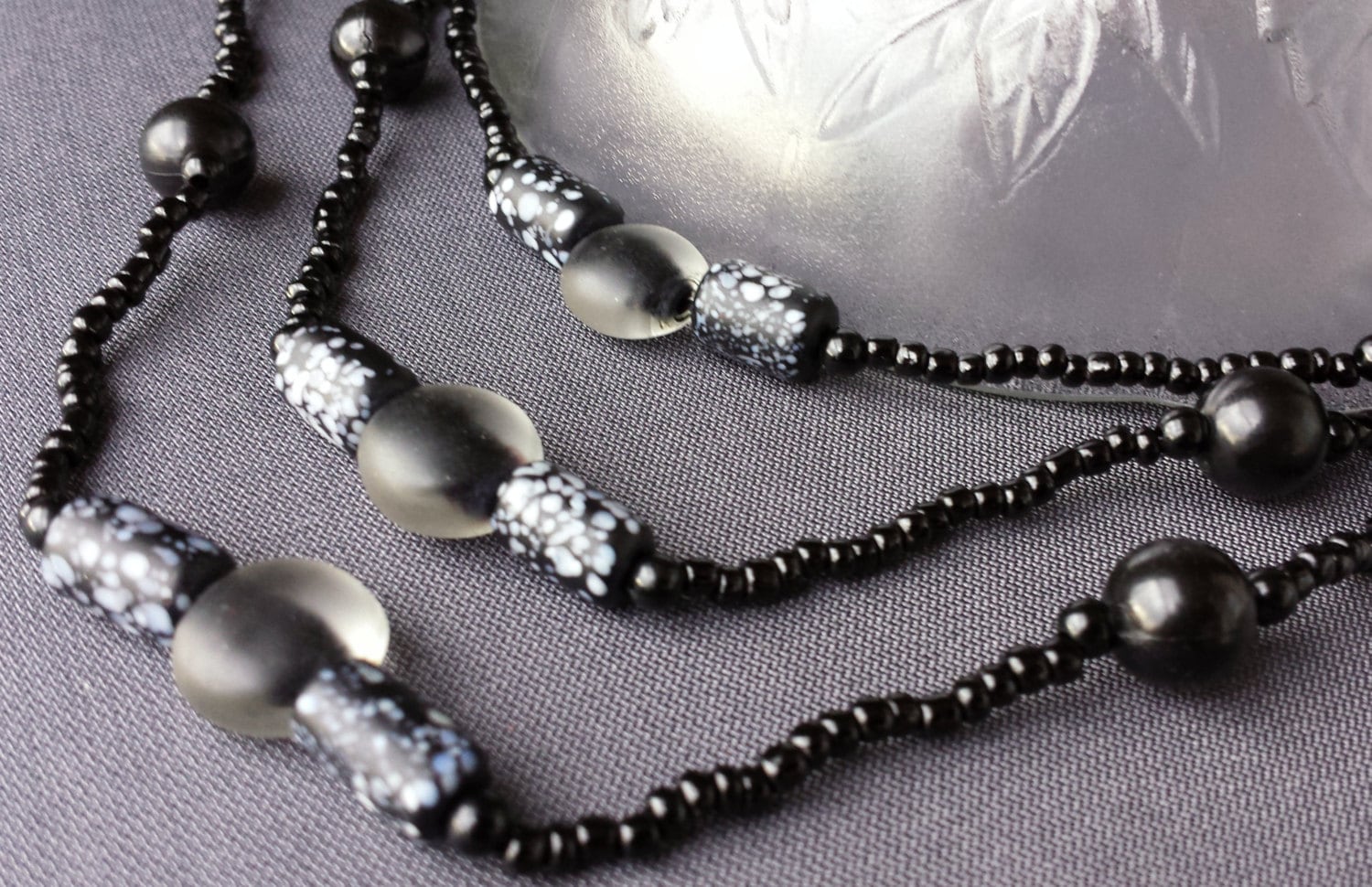 Handmade 3 Strand Necklace Etsy