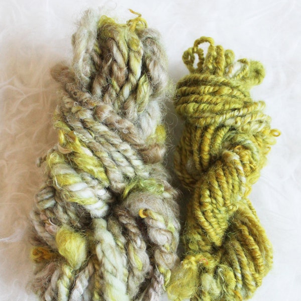 Ground Mustard Duo No. 1 | Naturally dyed | 20 yards