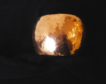 Copper Hammered Cuff Bracelet "Venezia"