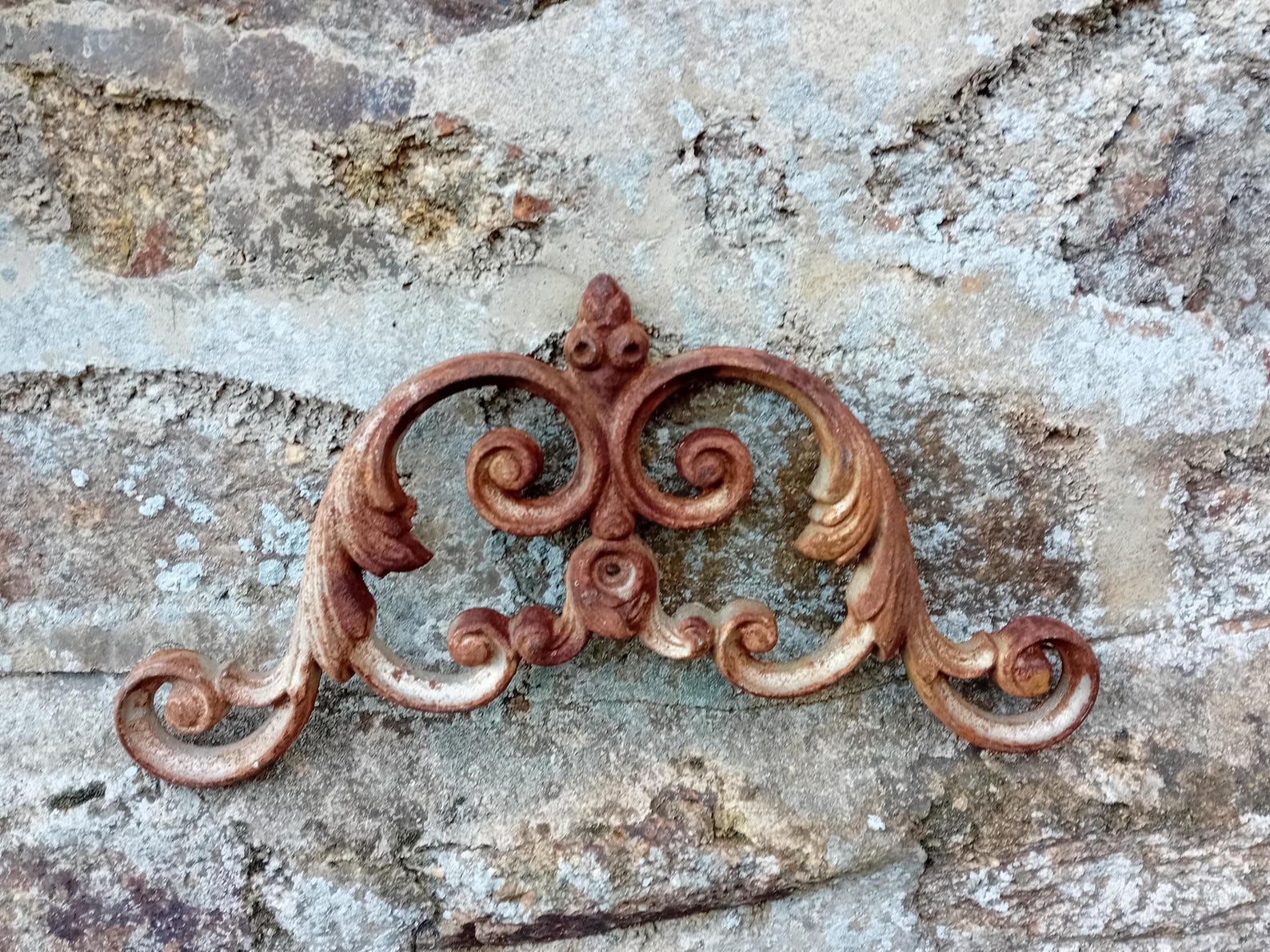 Pediment Decorative Metal Wall Decor Shabby Chic French Vintage - Etsy