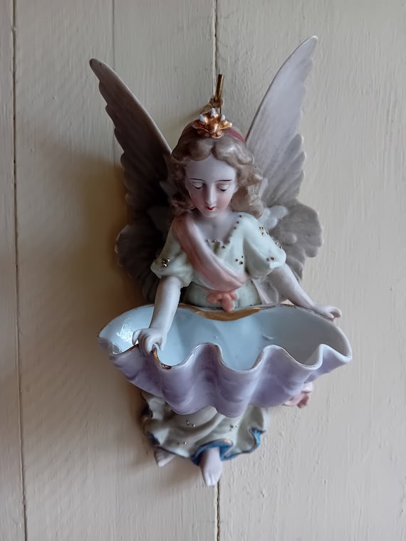 アンティーク 聖水入れ 天使 anubis 天使のベネチエ 聖水盤 エンジェル