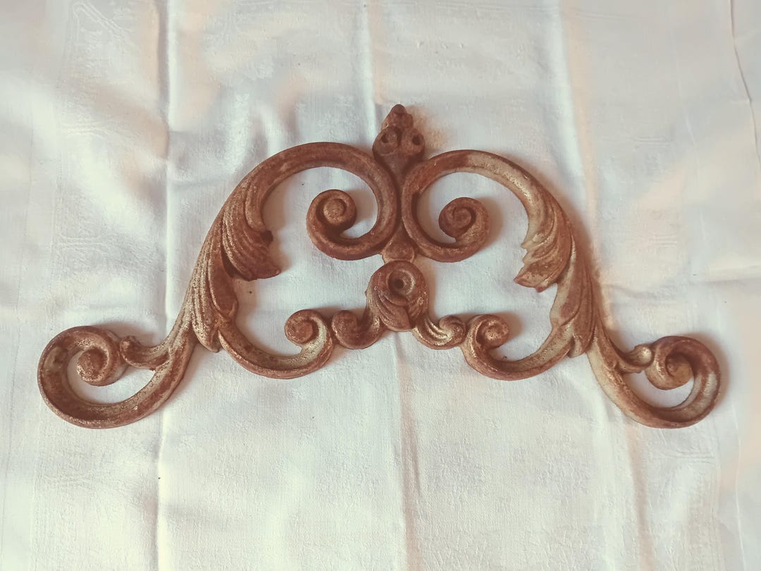 Pediment Decorative Metal Wall Decor Shabby Chic French Vintage - Etsy