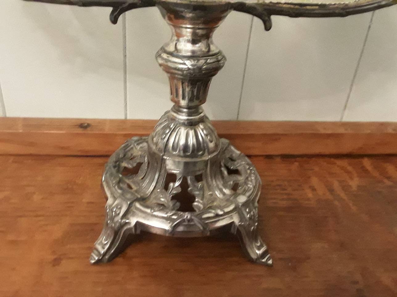Glass Table Centerpiece Fruit Bowl French Antique Dish Etsy