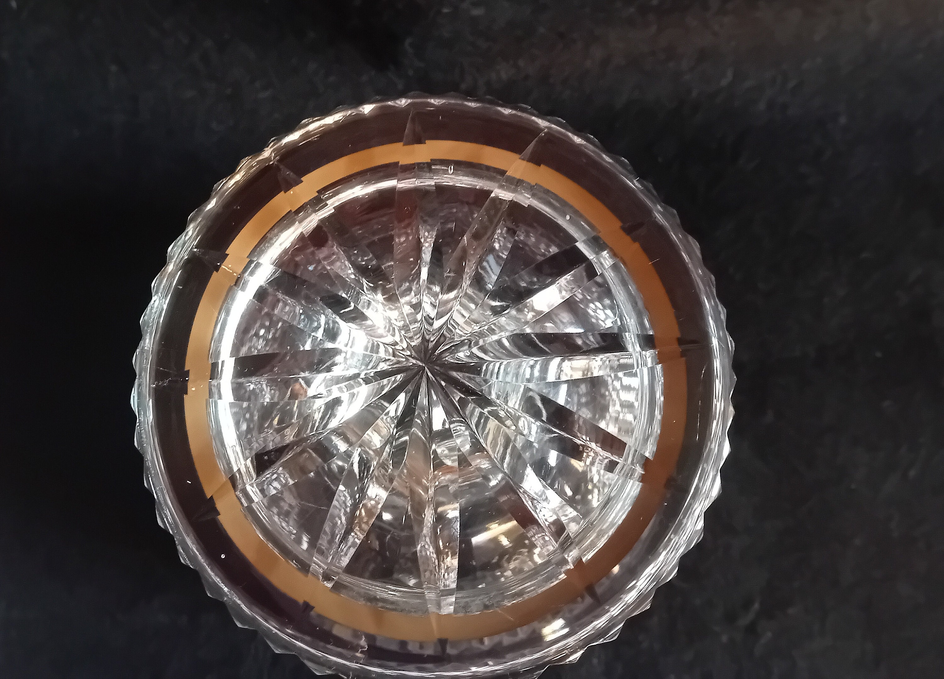Crystal Compote Bohemian Cut Glass Antique - Etsy