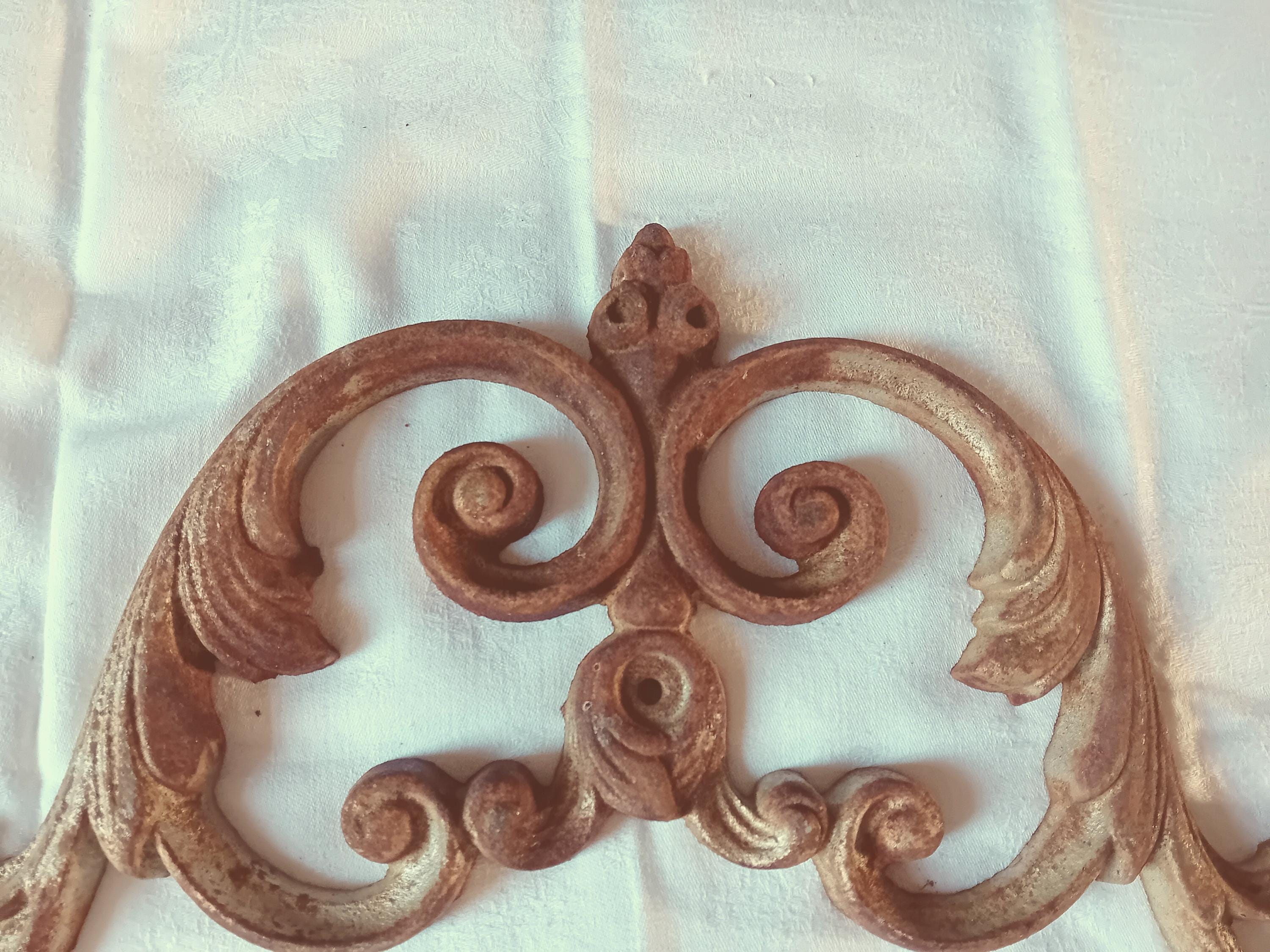Pediment Decorative Metal Wall Decor Shabby Chic French Vintage - Etsy