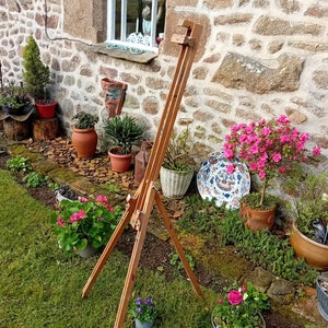 Artists easel made of beech wood by Vang vintage art