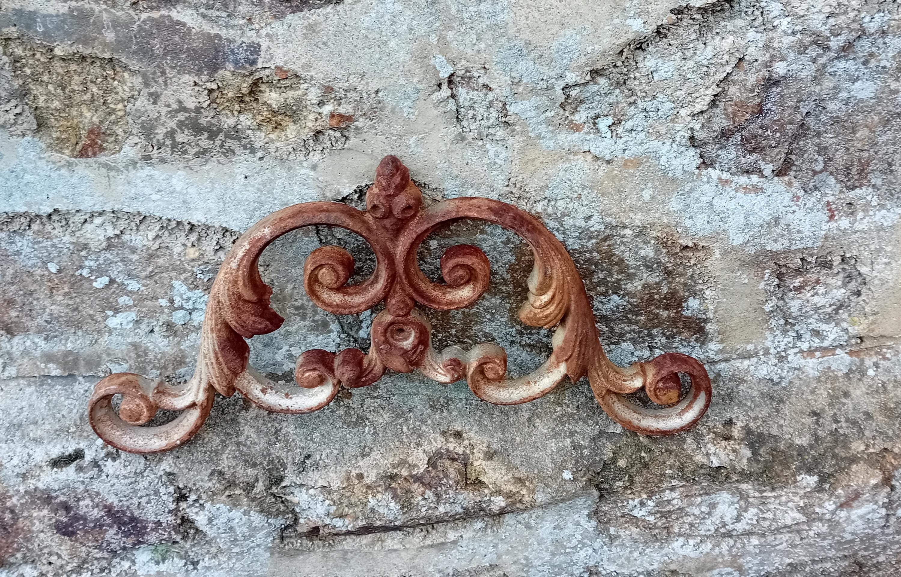 Pediment Decorative Metal Wall Decor Shabby Chic French Vintage - Etsy