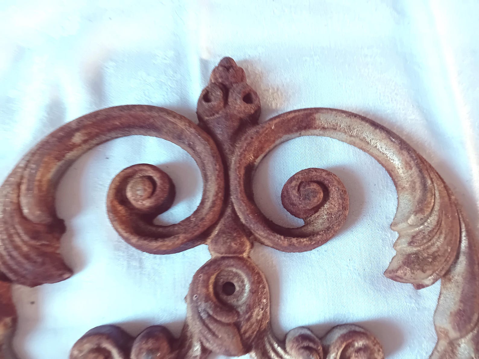Pediment Decorative Metal Wall Decor Shabby Chic French Vintage - Etsy