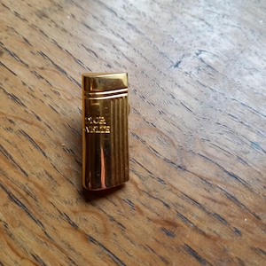 Christian Dior brooch designer pin gold tone metal
