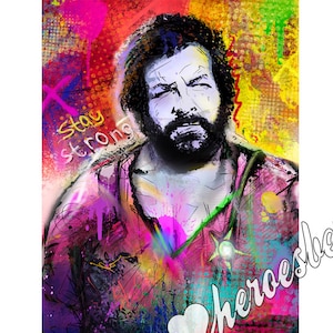 Pop Art Bild Leinwand Buddy Kunst Contemporary Modern Art limited Edition Modern Art Urban StreetArt Canvas