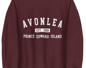 Avonlea College-Anne of Green Gables Sudadera con cuello redondo