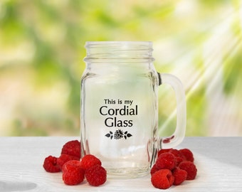 Esta es mi cordial taza de vidrio Glass-Anne of Green Gables