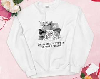 Avonlea Gossip Queens Crew Neck Sweatshirt-Anne of Green Gables/Road To Avonlea Inspired