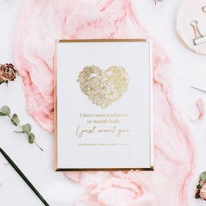 Marble Halls-Anne of Green Gables Quote Print
