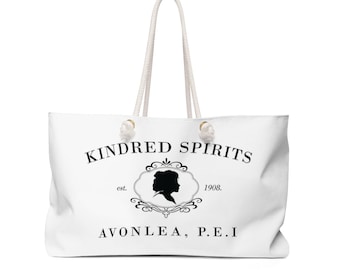 Kindred Spirits" Avonlea -Anne of Green Gables Oversized Tote Bag