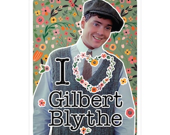 I Heart Gilbert Blythe Vinyl Sticker