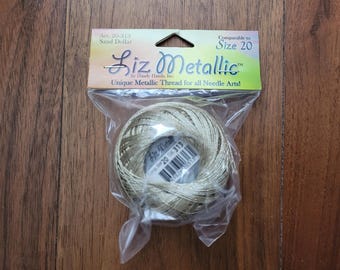 Lizbeth Metallic Size 20 Tatting Thread - 160 Yard Spool