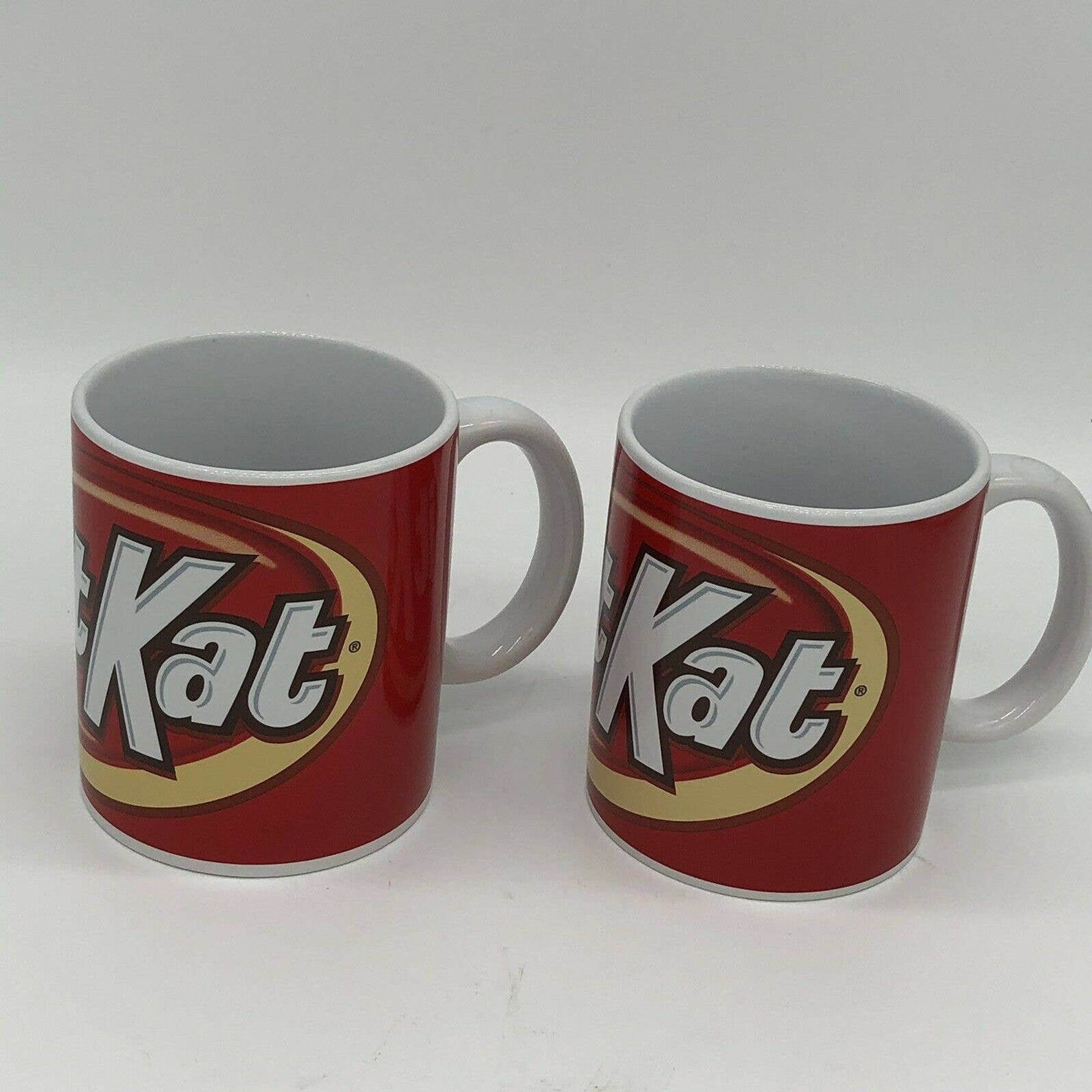 Kit Kat Candy Red and White Coffee Tea Cocoa Mug Cup Lot Of 2 Etsy