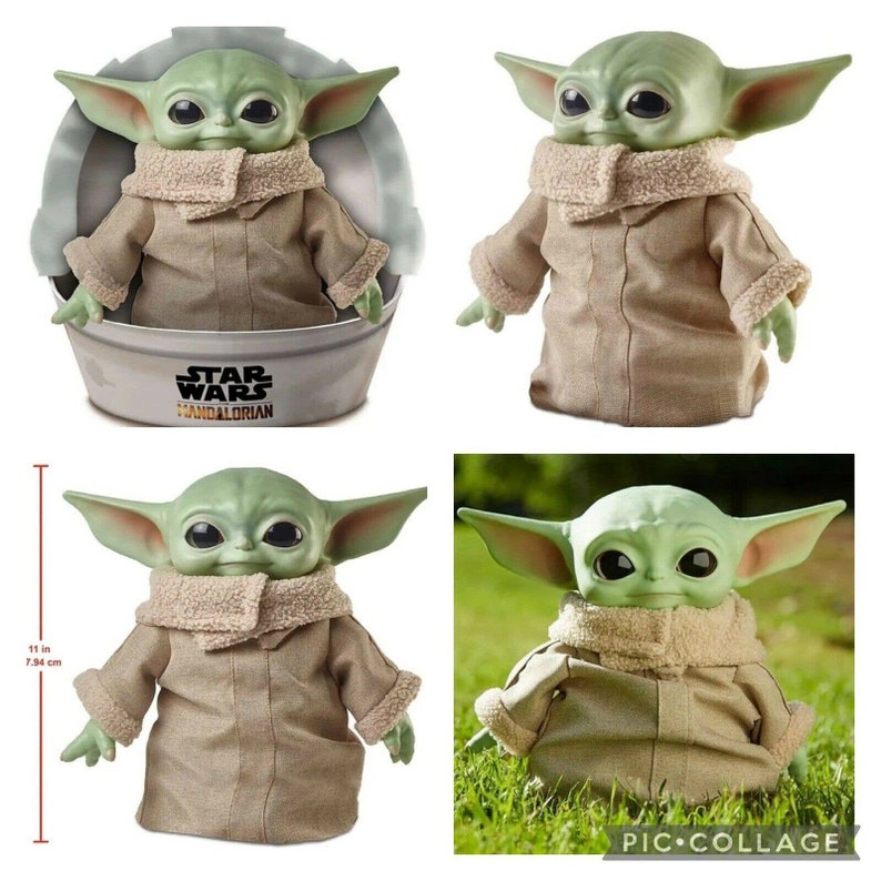 The Child 11-inch Plush Baby Yoda Grogu Star Wars the | Etsy