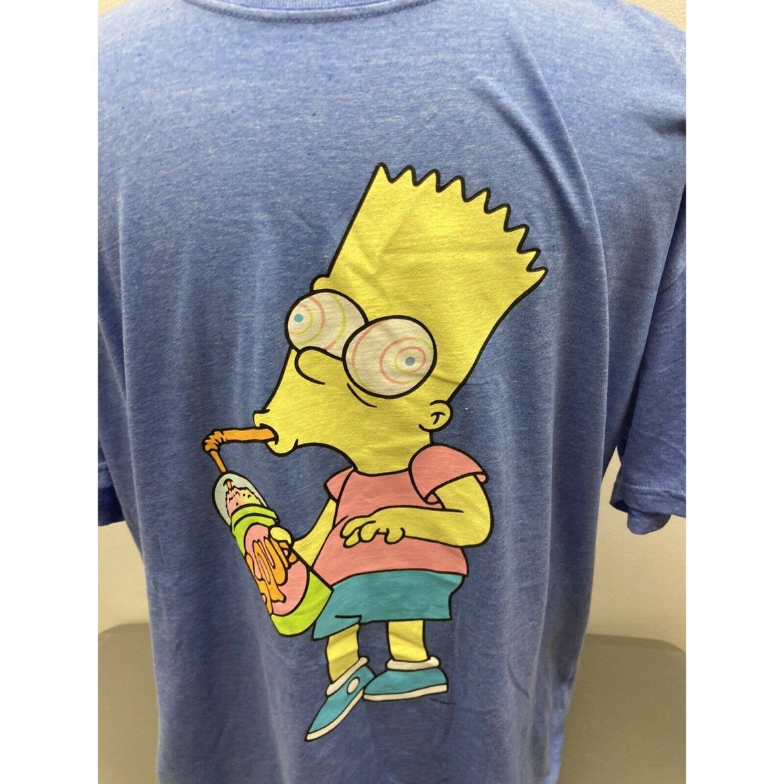 simpsons bart blue shirt