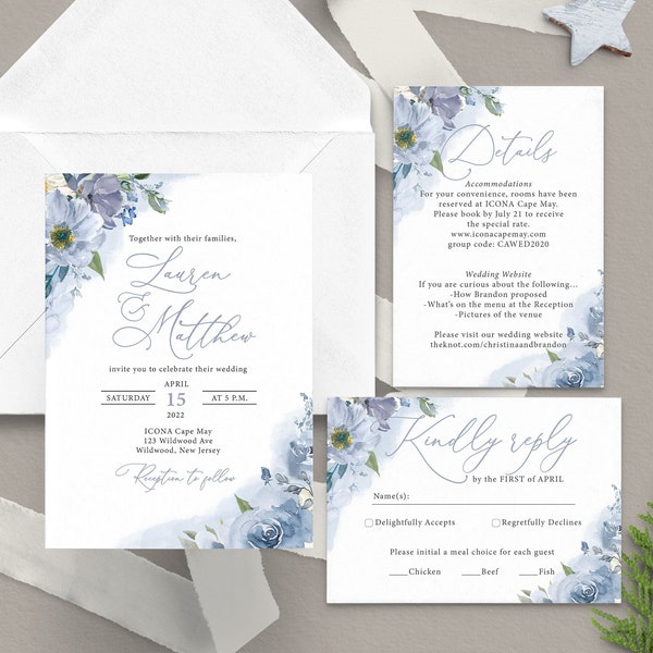 Dusty Blue Cardstock Etsy