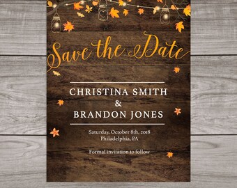 fall save the date