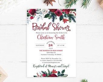 bridal shower invitations cheap etsy