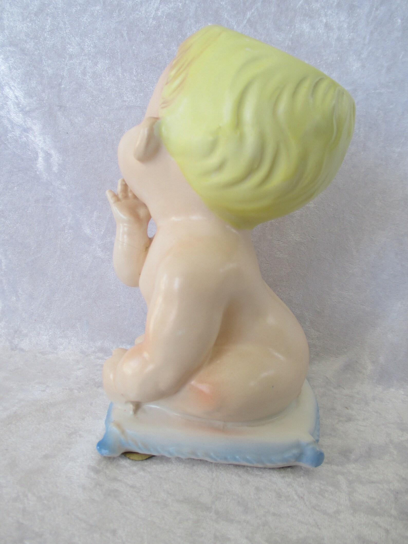 Vintage Head Vase Velco 3797 Baby Head Vase Planter Etsy
