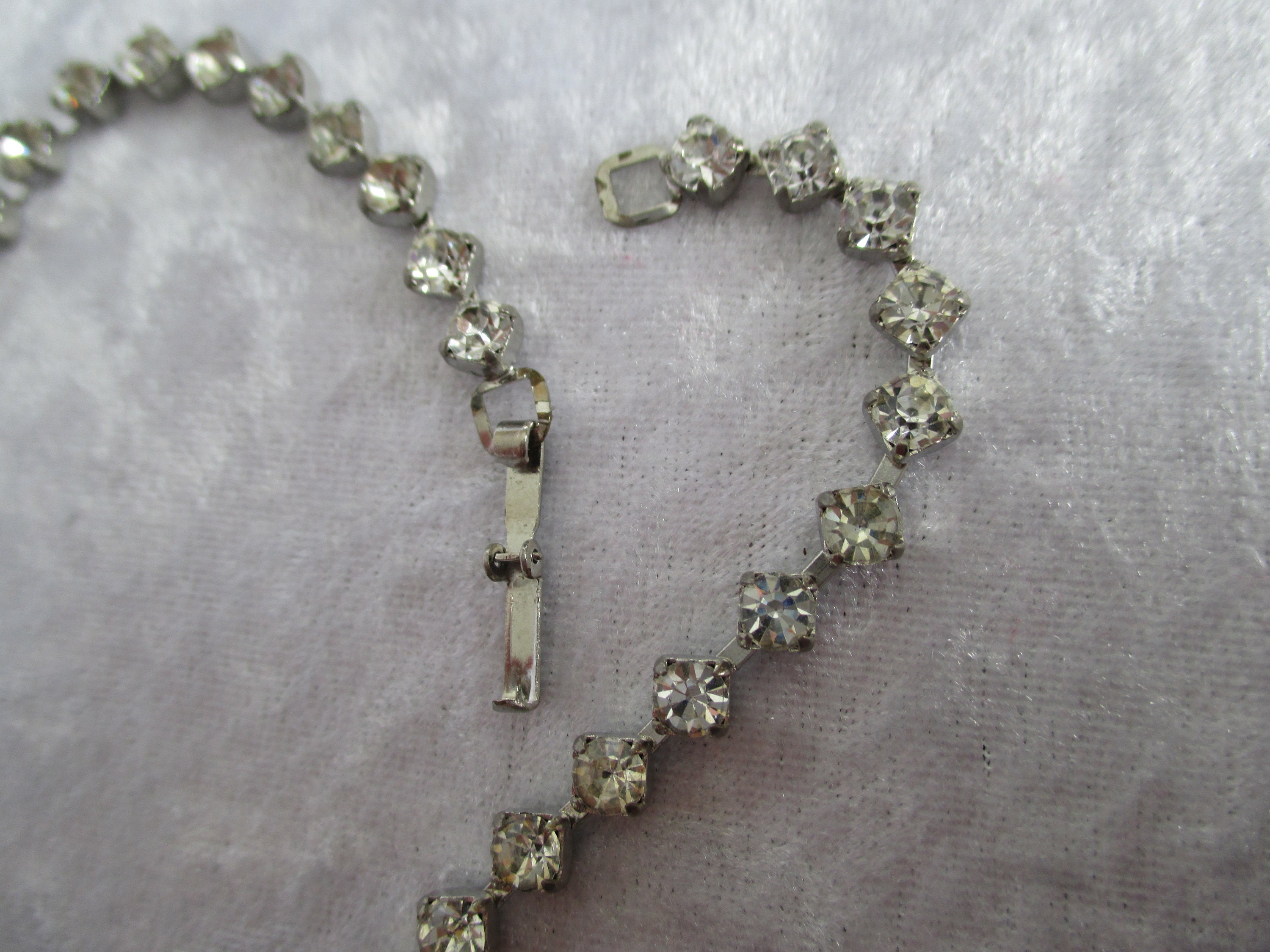 Collier de strass argenté vintage choker haut de gamme Etsy Canada